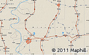Shaded Relief Map of Metcalfe