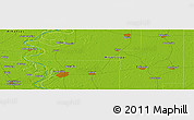 Physical Panoramic Map of Metcalfe