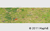 Satellite Panoramic Map of Metcalfe