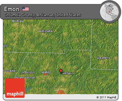 Satellite 3D Map of Emon