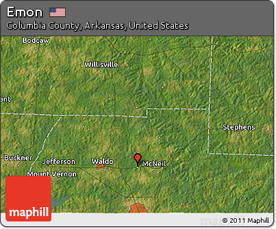 Satellite 3D Map of Emon