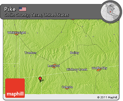 Physical 3D Map of Pike