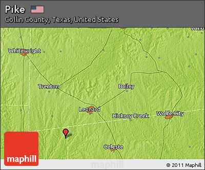 Physical 3D Map of Pike