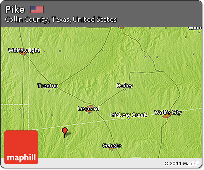 Physical 3D Map of Pike