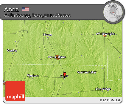 Physical 3D Map of Anna