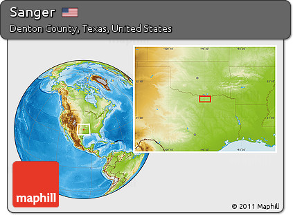 Physical Location Map of Sanger