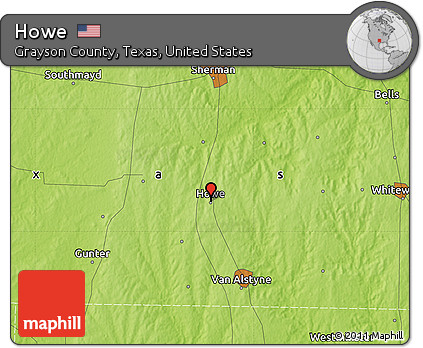 Physical Map of Howe