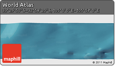 Satellite Panoramic Map of the Area around 33° 14' 5" S, 105° 28' 29" E