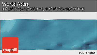 Satellite Panoramic Map of the Area around 33° 14' 5" S, 105° 28' 29" E