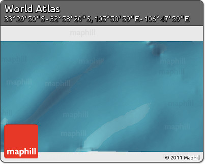 Satellite 3D Map of the Area around 33° 14' 5" S, 106° 19' 29" E