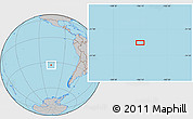 Gray Location Map of the area around 33° 14' 5" S, 106° 10' 30" W