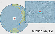 Savanna Style Location Map of the area around 33° 14' 5" S, 106° 10' 30" W, hill shading