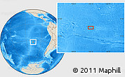 Shaded Relief Location Map of the area around 33° 14' 5" S, 106° 10' 30" W