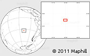 Blank Location Map of the area around 33° 14' 5" S, 107° 52' 30" W