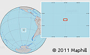 Gray Location Map of the area around 33° 14' 5" S, 107° 52' 30" W