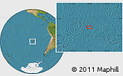 Satellite Location Map of the area around 33° 14' 5" S, 107° 52' 30" W