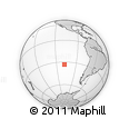 Outline Map of the Area around 33° 14' 5" S, 107° 52' 30" W, rectangular outline
