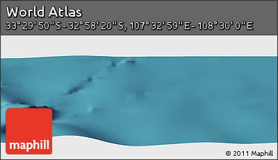 Satellite Panoramic Map of the Area around 33° 14' 5" S, 108° 1' 30" E