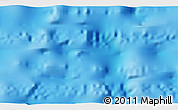 Physical 3D Map of the area around 33° 14' 5" S, 109° 34' 29" W
