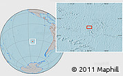 Gray Location Map of the area around 33° 14' 5" S, 112° 7' 30" W, hill shading