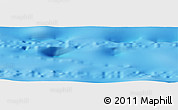 Physical Panoramic Map of the area around 33° 14' 5" S, 113° 49' 29" W