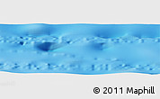 Shaded Relief Panoramic Map of the area around 33° 14' 5" S, 113° 49' 29" W