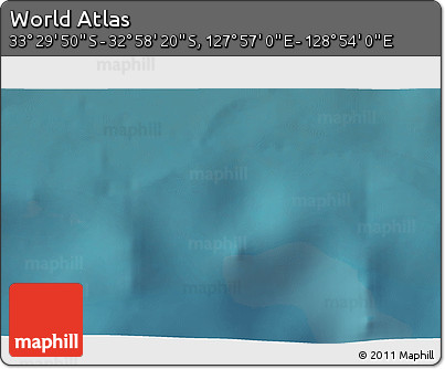Satellite 3D Map of the Area around 33° 14' 5" S, 128° 25' 30" E