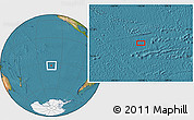 Satellite Location Map of the area around 33° 14' 5" S, 132° 31' 30" W