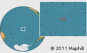 Satellite Location Map of the area around 33° 14' 5" S, 140° 10' 30" W