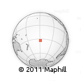 Outline Map of the Area around 33° 14' 5" S, 148° 40' 30" W, rectangular outline