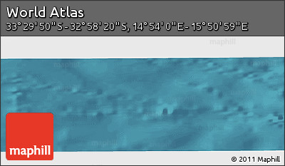 Satellite Panoramic Map of the Area around 33° 14' 5" S, 15° 22' 30" E