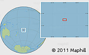 Savanna Style Location Map of the area around 33° 14' 5" S, 163° 58' 29" W