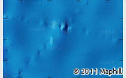 Shaded Relief Map of the area around 33° 14' 5" S, 163° 58' 29" W
