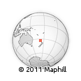 Outline Map of the Area around 33° 14' 5" S, 171° 46' 30" E, rectangular outline