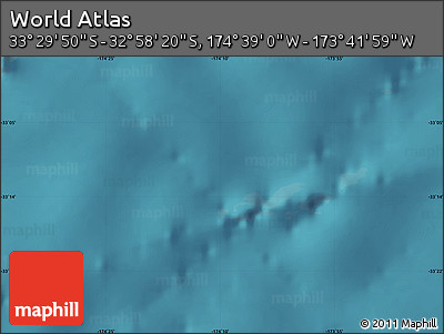 Satellite Map of the Area around 33° 14' 5" S, 174° 10' 30" W