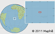 Savanna Style Location Map of the area around 33° 14' 5" S, 1° 37' 30" W