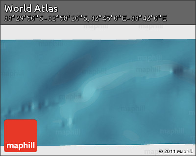 Satellite 3D Map of the Area around 33° 14' 5" S, 33° 13' 30" E