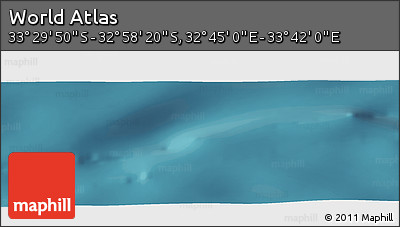 Satellite Panoramic Map of the Area around 33° 14' 5" S, 33° 13' 30" E