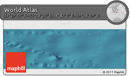 Satellite Panoramic Map of the Area around 33° 14' 5" S, 39° 10' 29" E
