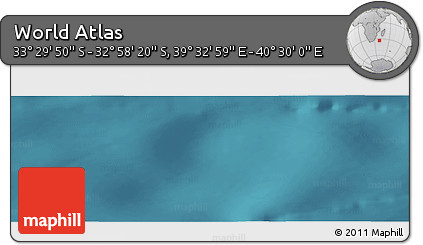 Satellite Panoramic Map of the Area around 33° 14' 5" S, 40° 1' 29" E