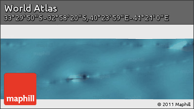 Satellite Panoramic Map of the Area around 33° 14' 5" S, 40° 52' 30" E