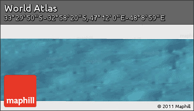 Satellite Panoramic Map of the Area around 33° 14' 5" S, 47° 40' 29" E