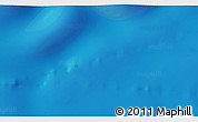 Physical 3D Map of the area around 33° 14' 5" S, 4° 19' 30" E