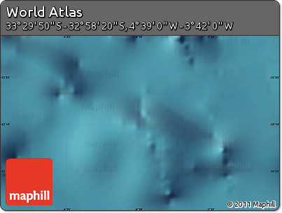 Satellite Map of the Area around 33° 14' 5" S, 4° 10' 30" W