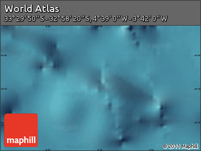 Satellite Map of the Area around 33° 14' 5" S, 4° 10' 30" W