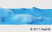 Physical Panoramic Map of the area around 33° 14' 5" S, 4° 10' 30" W