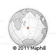 Outline Map of the Area around 33° 14' 5" S, 57° 52' 30" E, rectangular outline