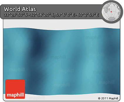 Satellite 3D Map of the Area around 33° 14' 5" S, 59° 34' 30" E