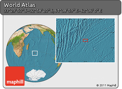 Satellite Location Map of the Area around 33° 14' 5" S, 62° 7' 30" E
