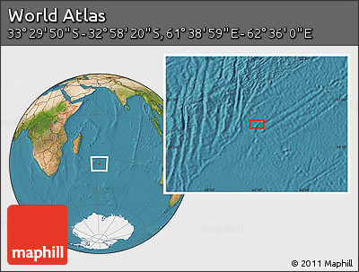 Satellite Location Map of the Area around 33° 14' 5" S, 62° 7' 30" E